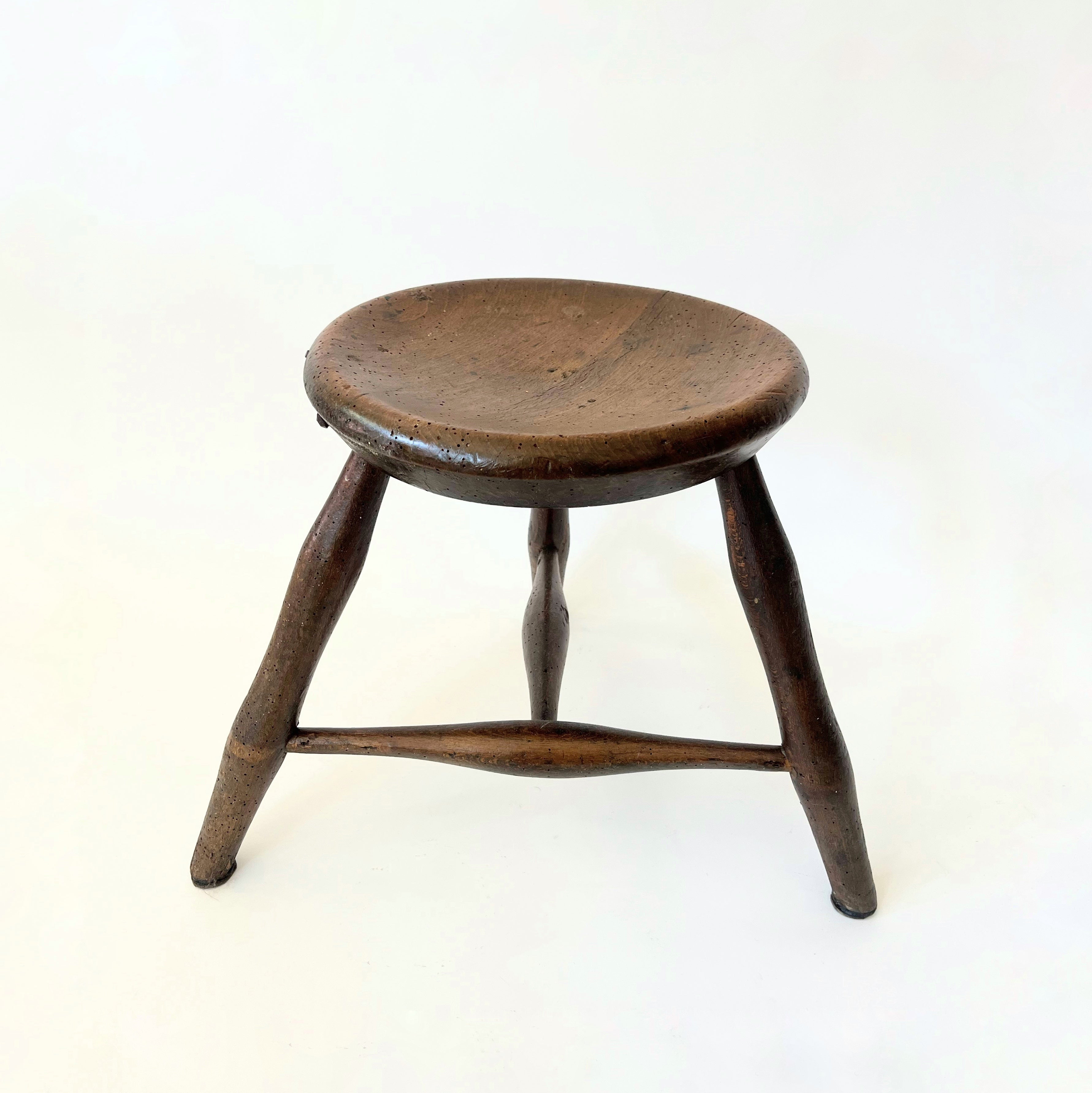 Antique 3 Legged Stool