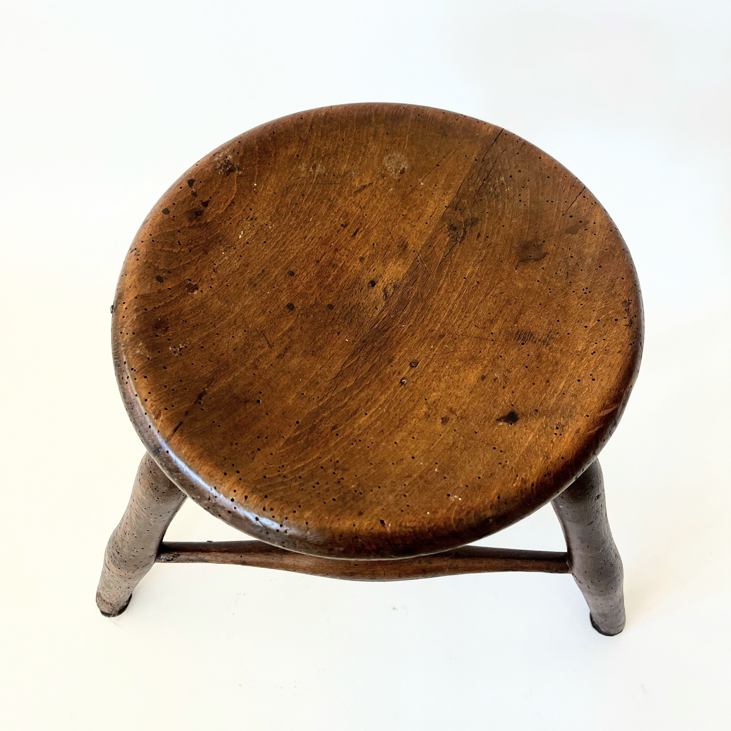 Antique 3 Legged Stool