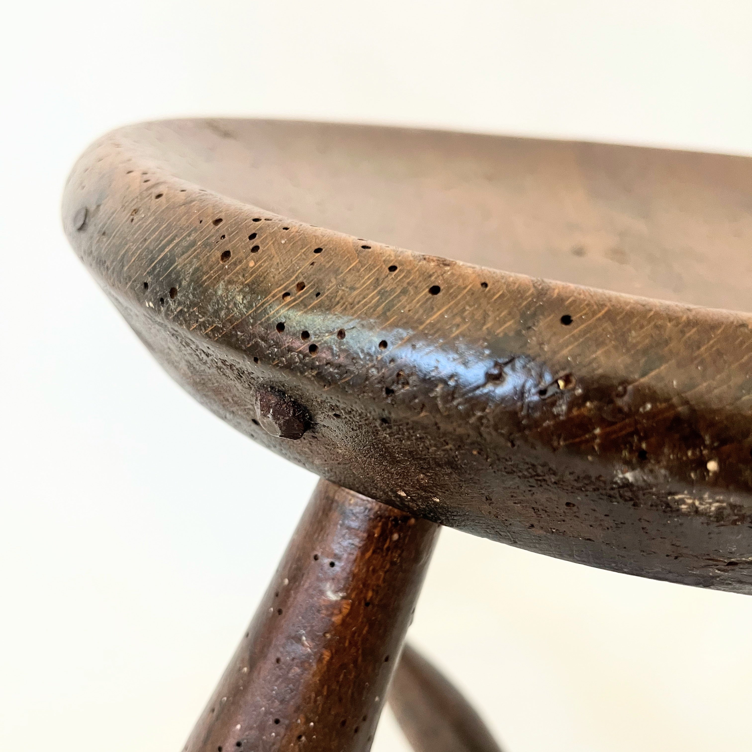 Antique 3 Legged Stool