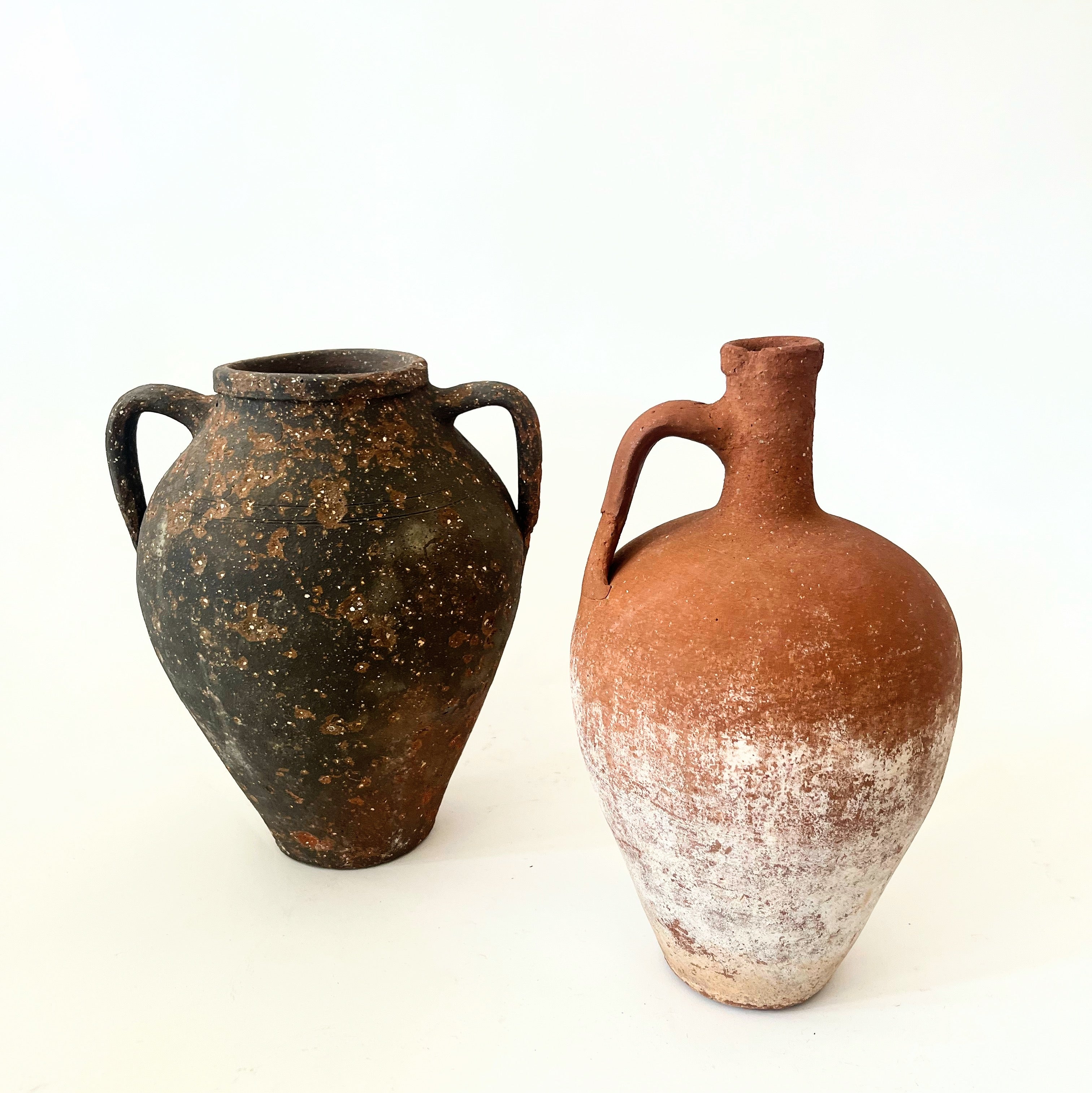 Antique Turkish Clay Vessel
