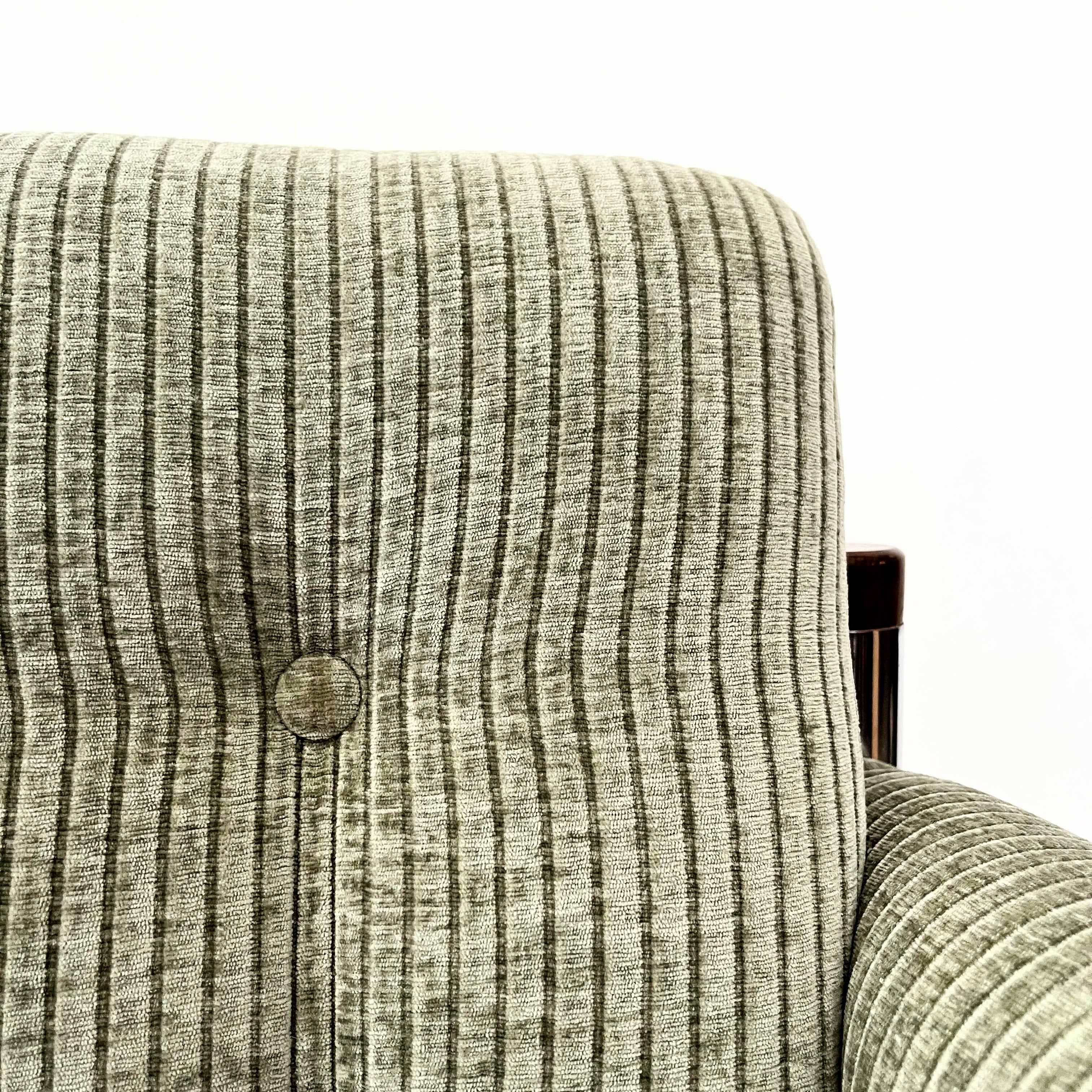 S/2 Vintage MCM Reupholstered Chromcraft Chairs