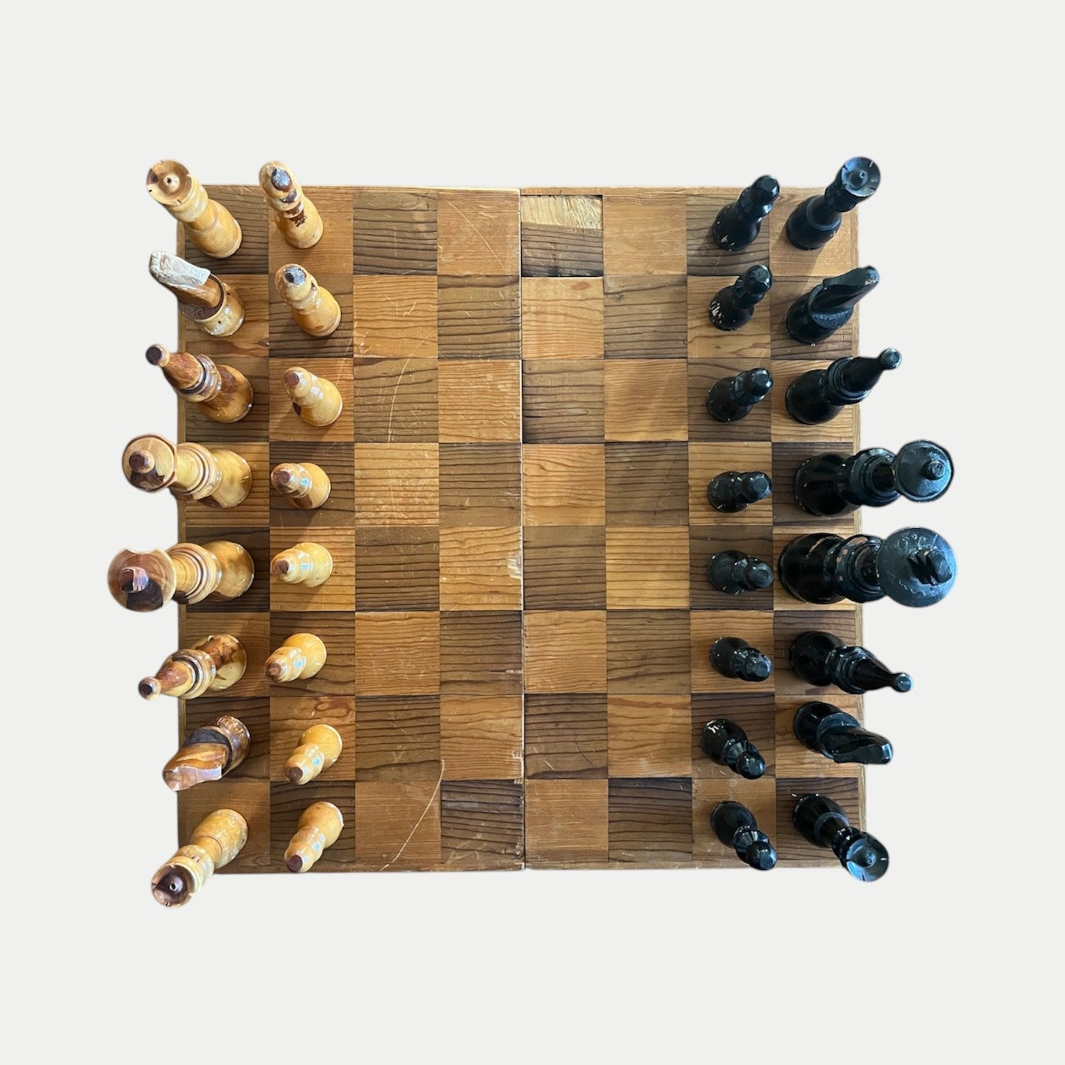 Large Folding Chess Set with Pieces