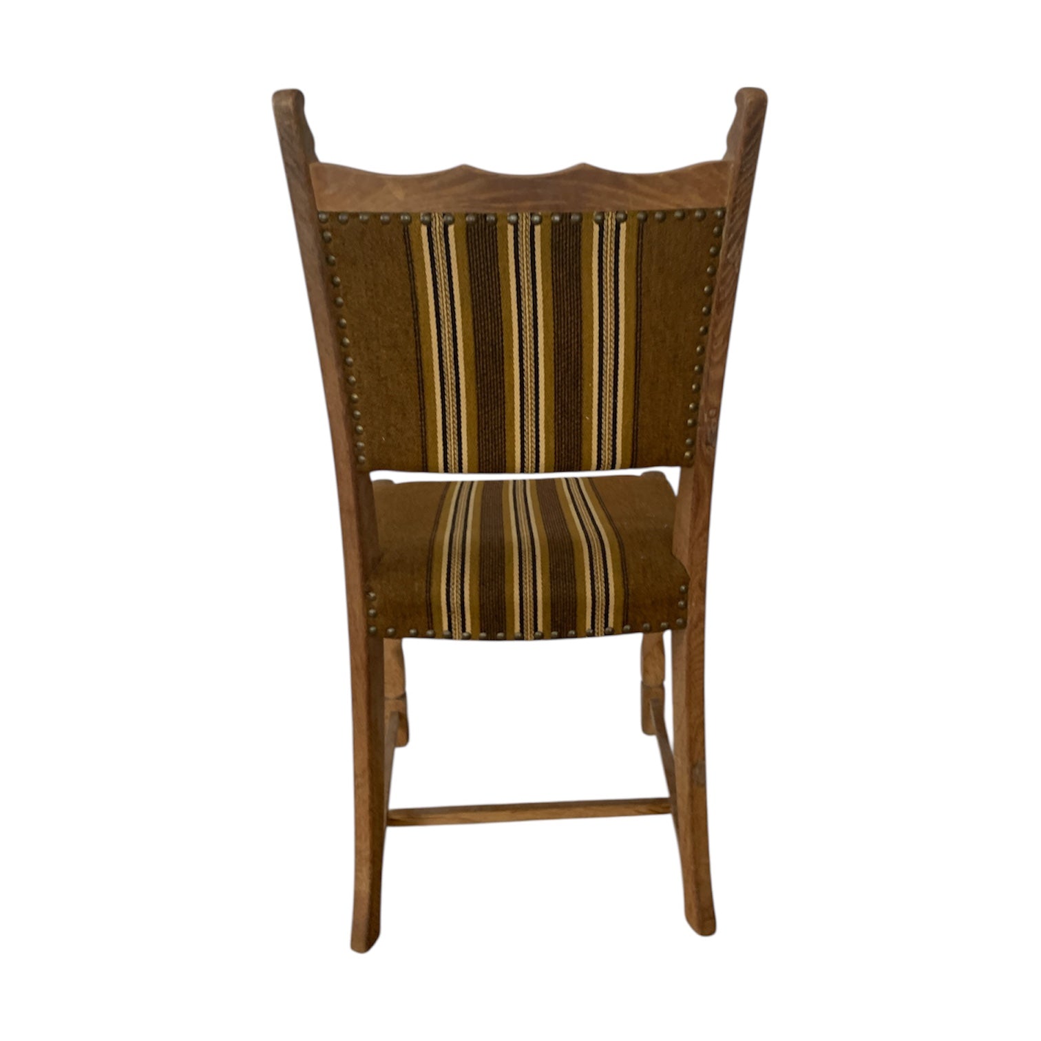 S/6 Vintage Oak Henning Kjaernulf Dining Chairs - Brown