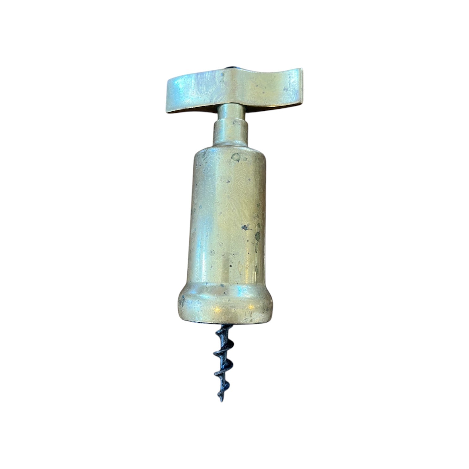 Vintage Italian Solid Brass Cork Screw