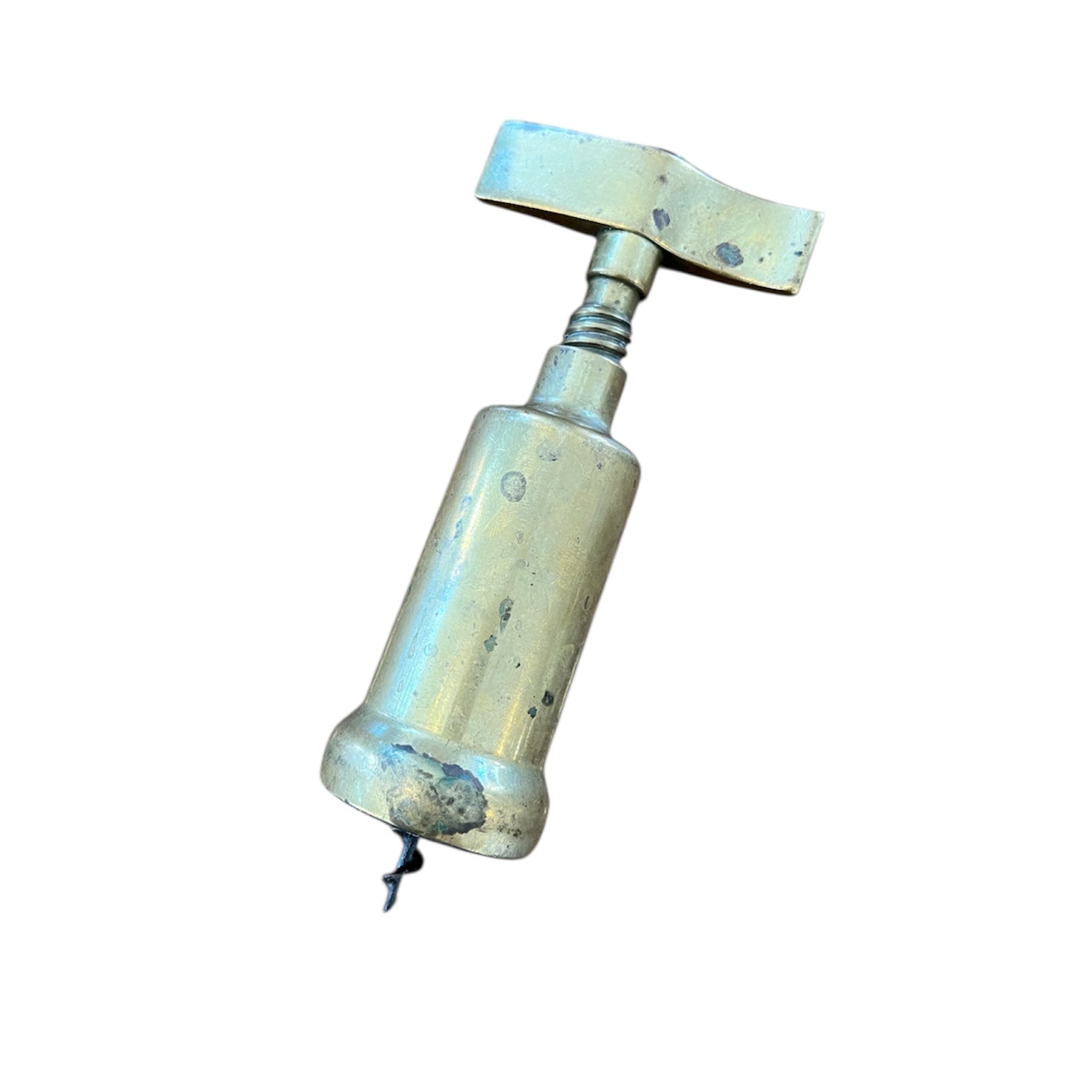 Vintage Italian Solid Brass Cork Screw