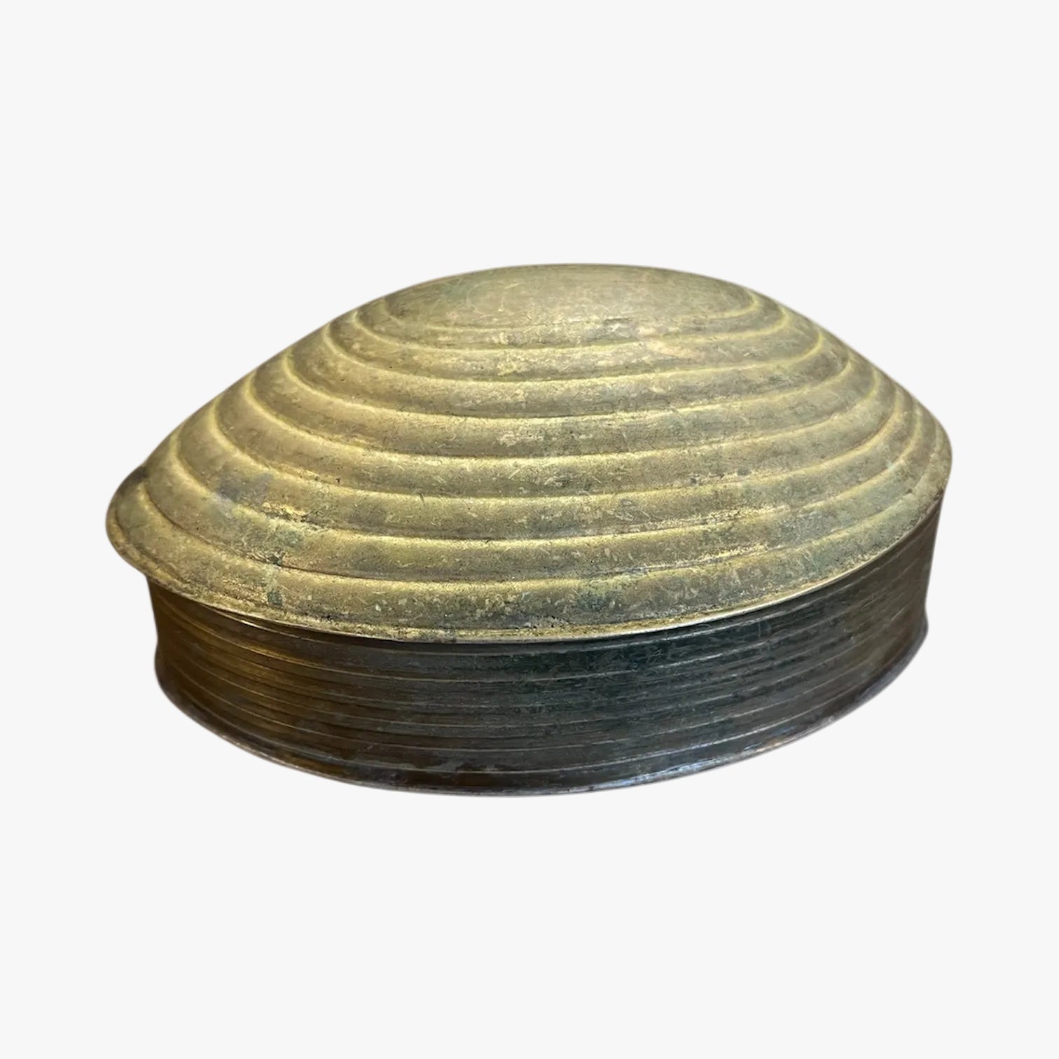 Brass Clam Shell Box