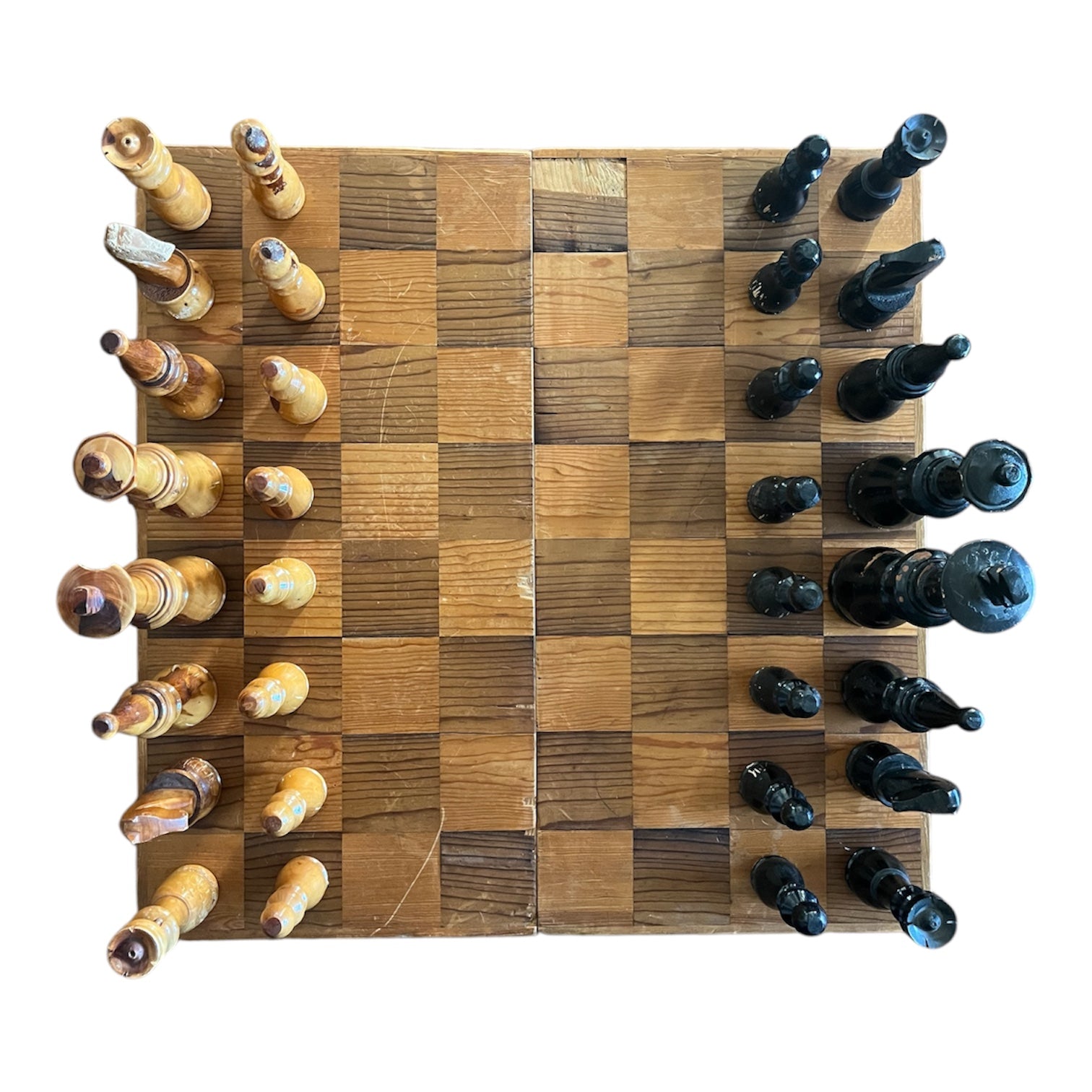 Large Folding Chess Set with Pieces