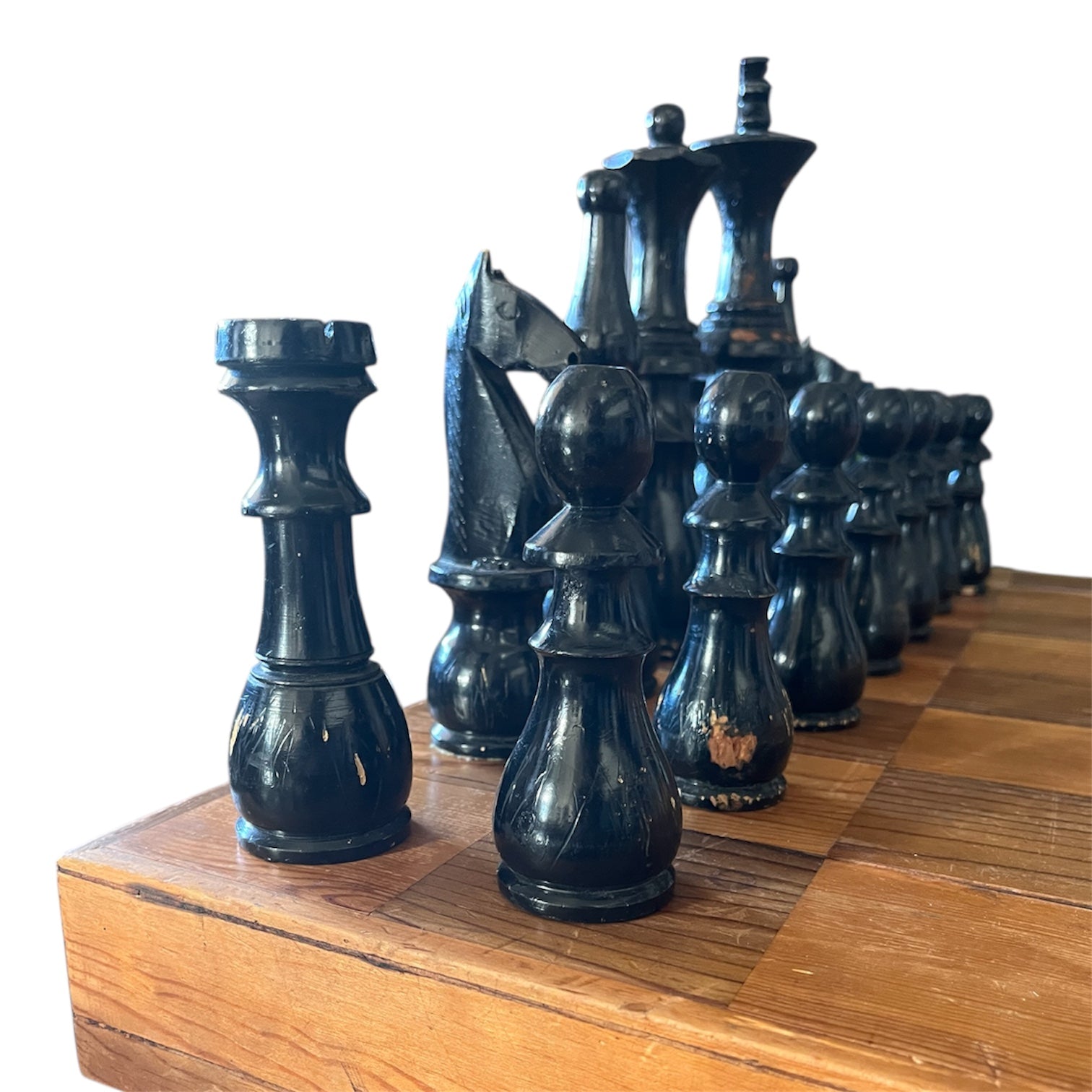 Large Folding Chess Set with Pieces