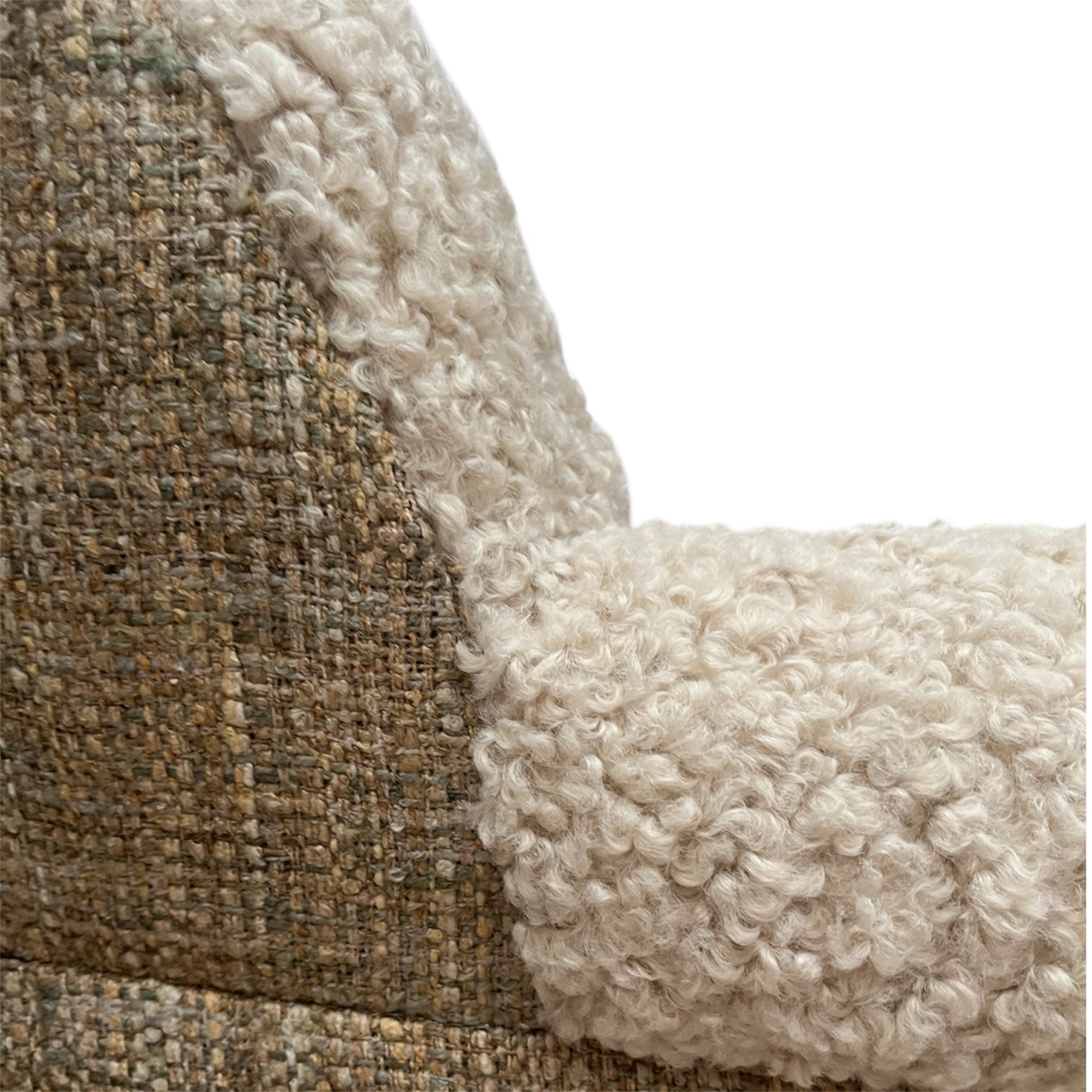 S/2 Vintage Reupholstered Channel Back Arm Chairs