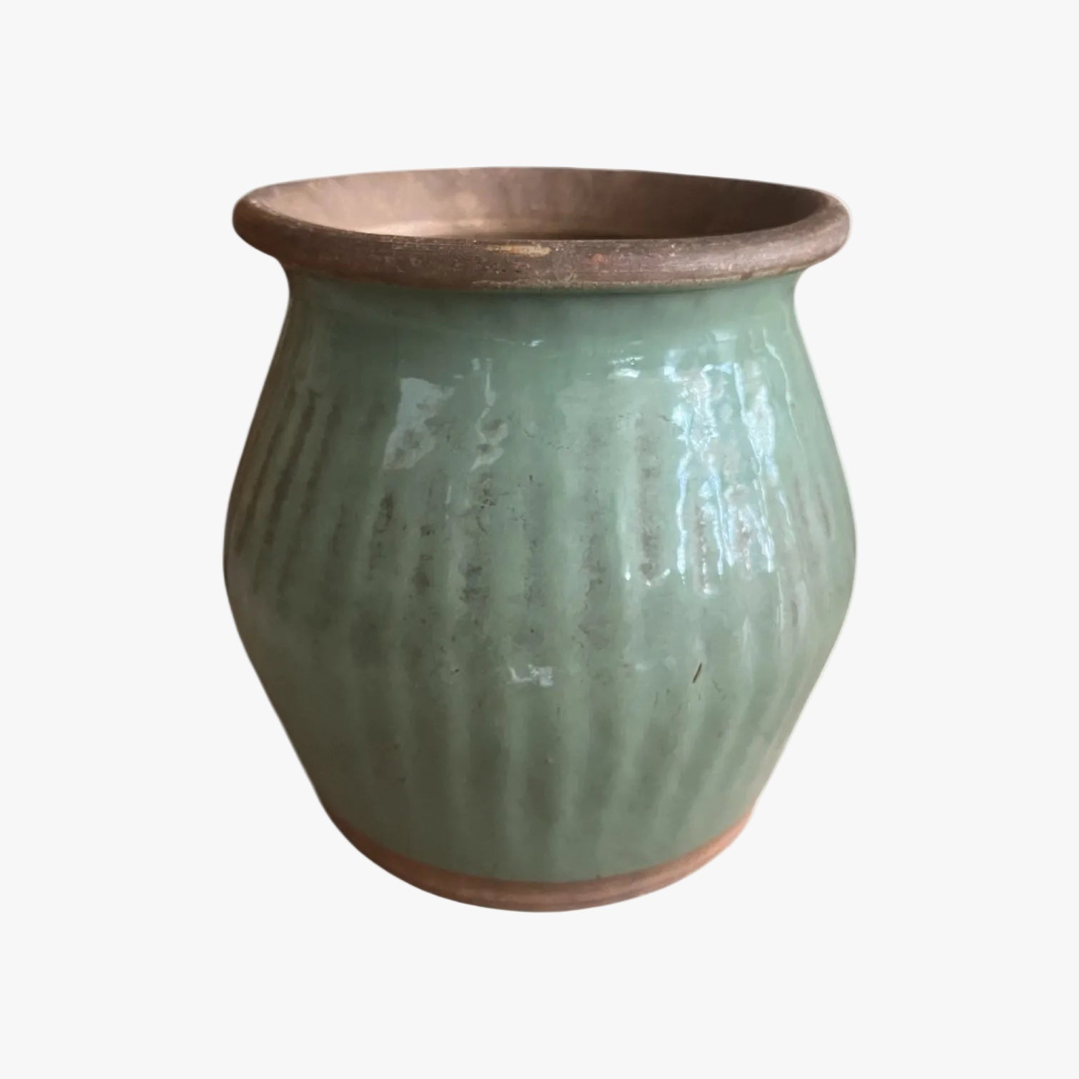 Large Turquoise Plant Pot