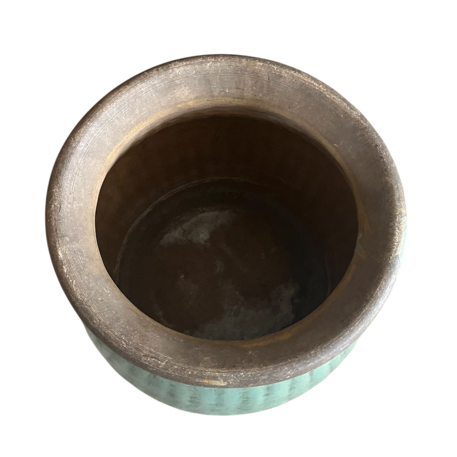 Large Turquoise Plant Pot