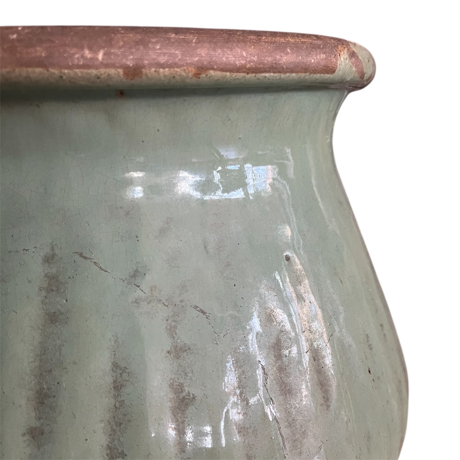 Large Turquoise Plant Pot