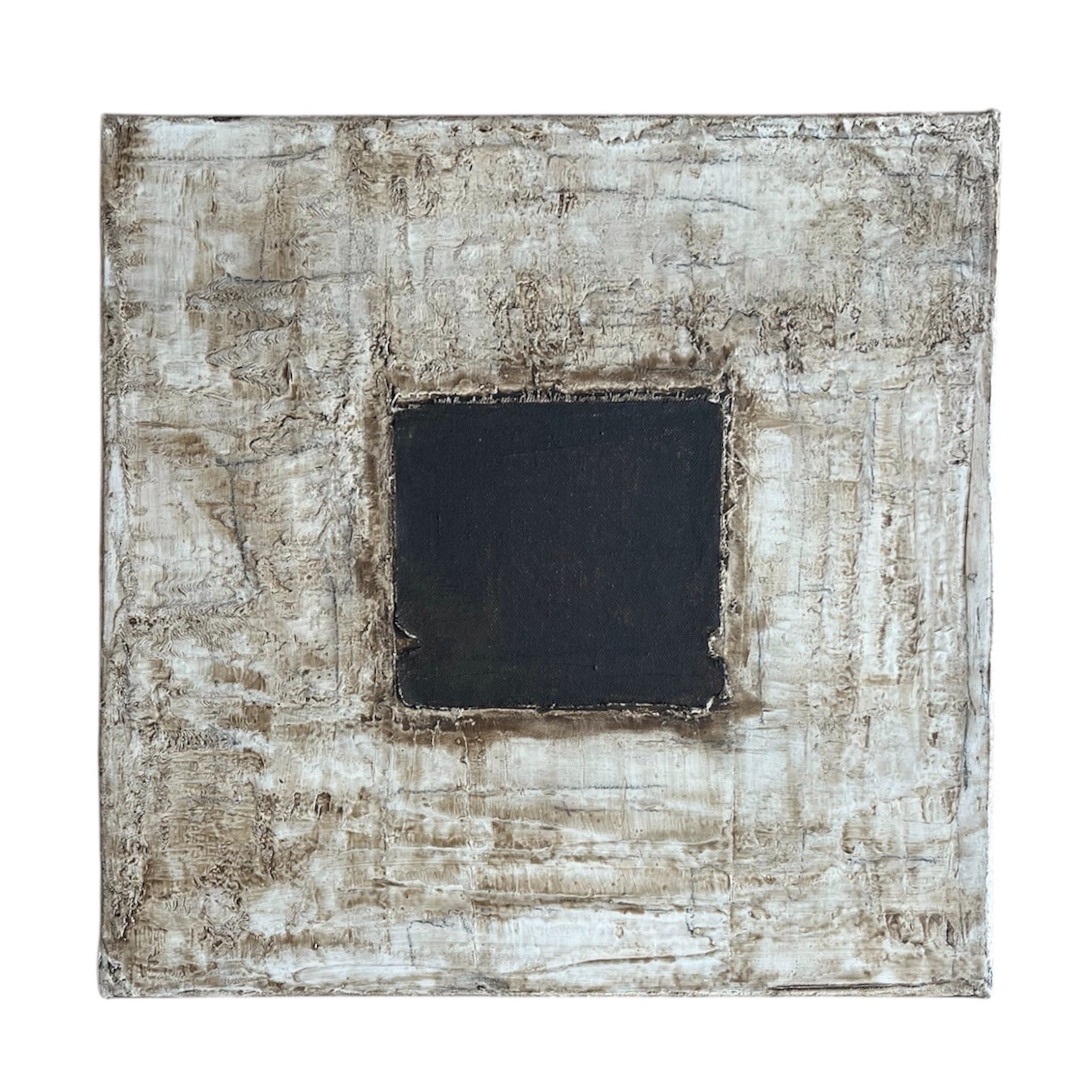 Textured Abstract by Brandon Kerr, 14 x 14