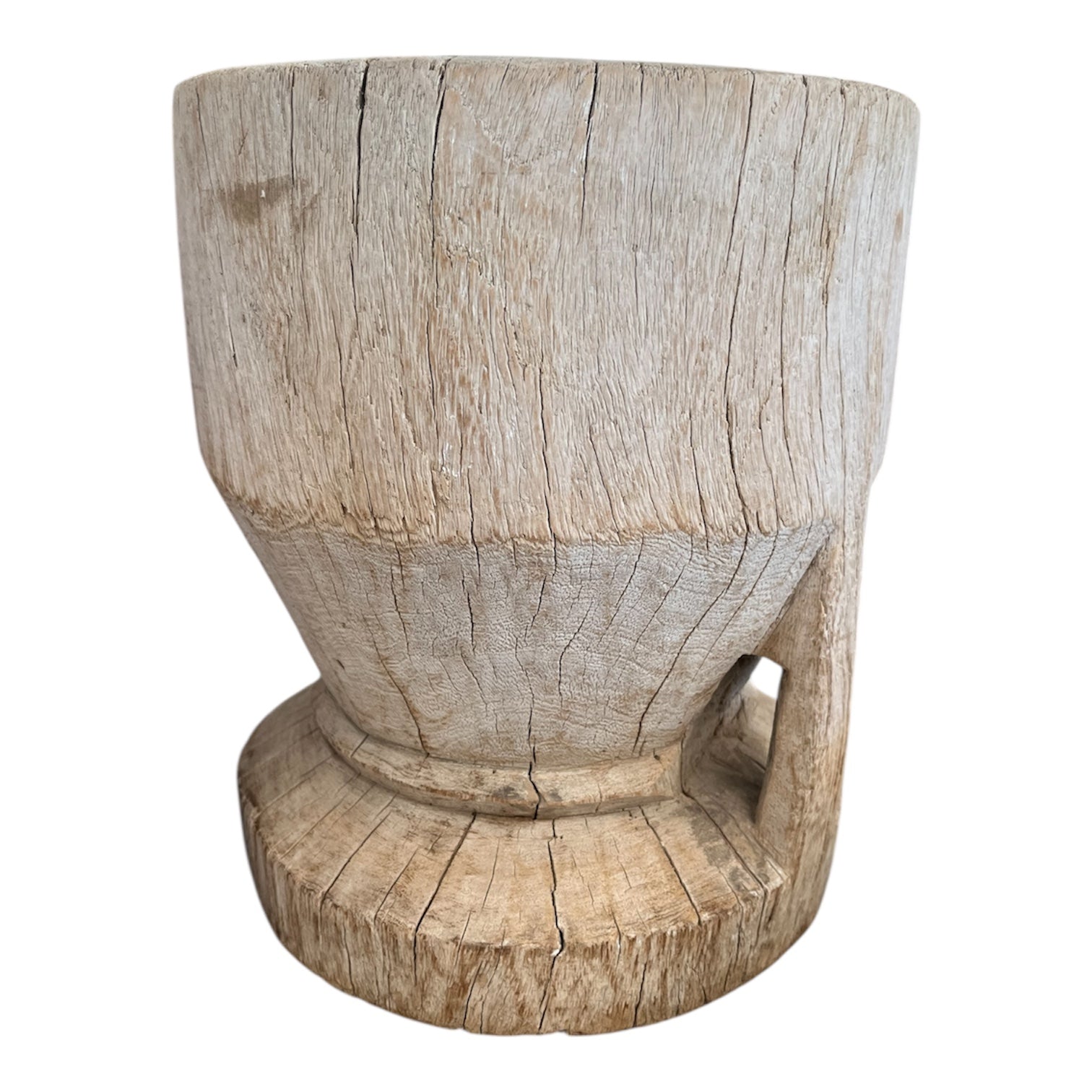 Vintage Wooden Village Mortar