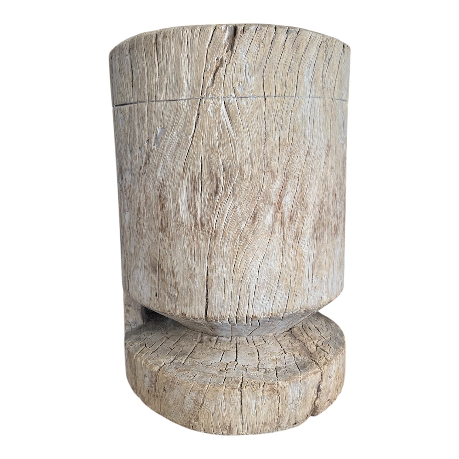 Vintage Wooden Village Mortar