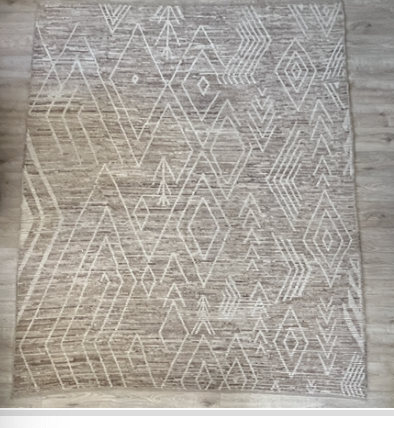 Zaki Wool Afghan Moroccan Rug