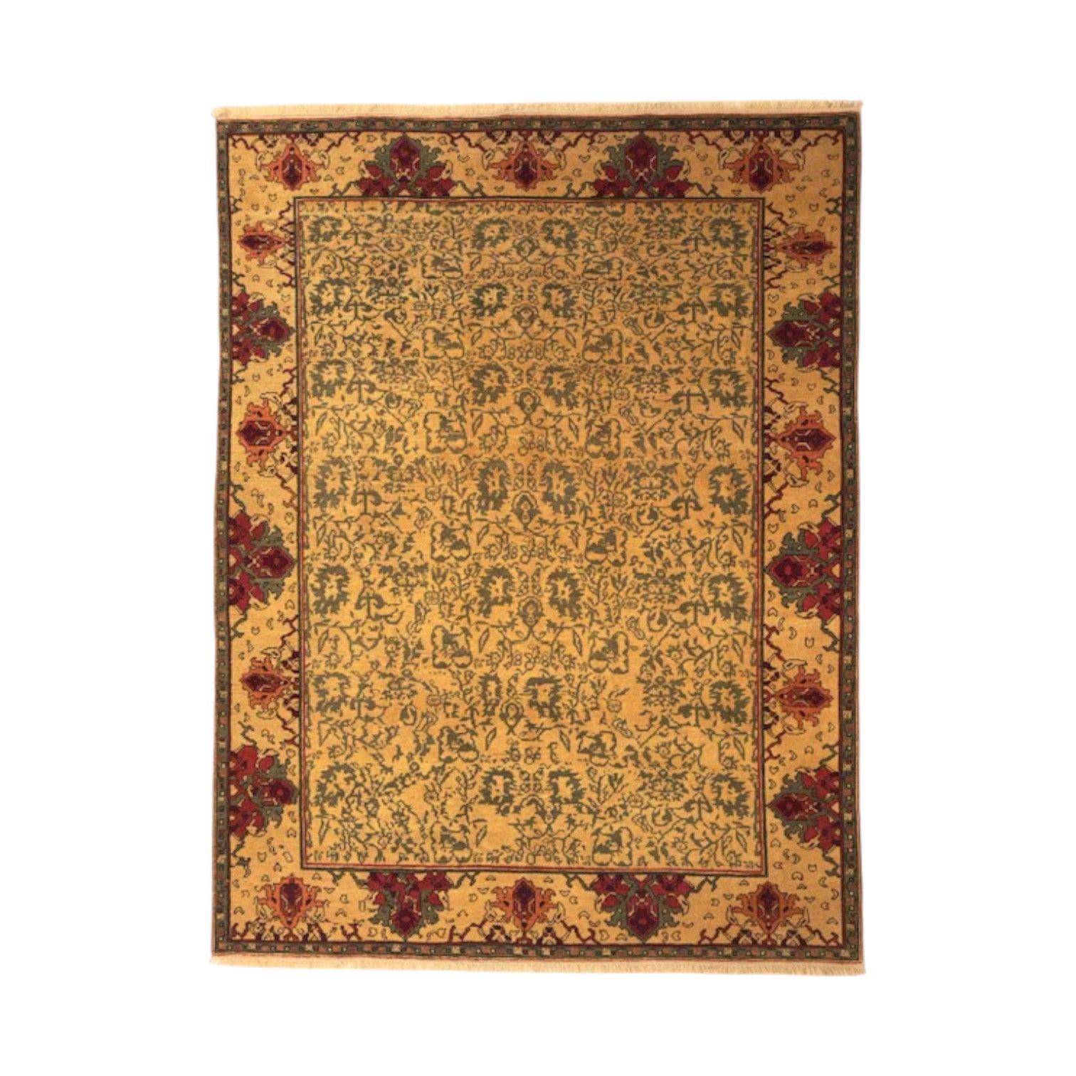 Kuzu Gordes Floral Vines Rug