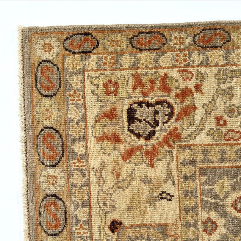 Earthy Oushak Serapi Rug