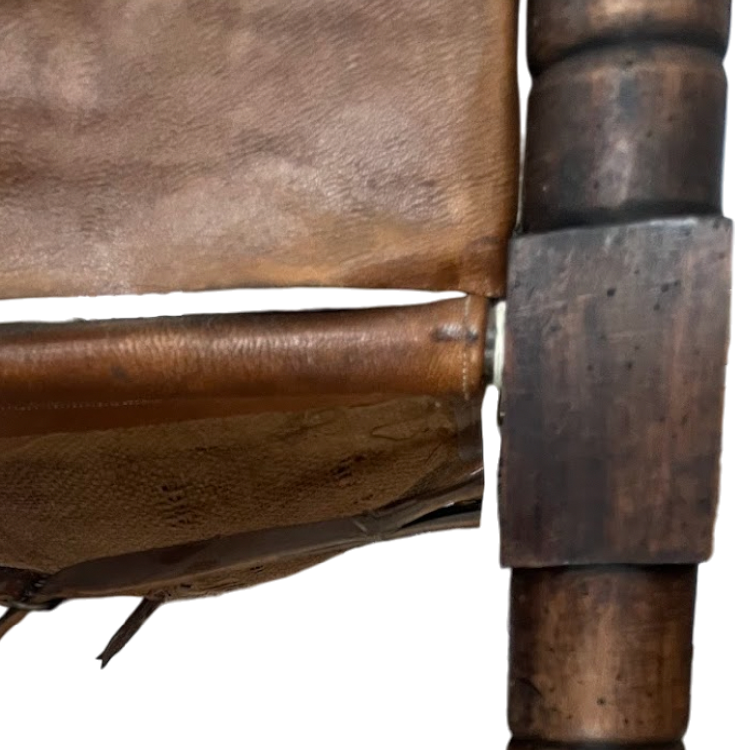 Vintage Leather Sling Chair