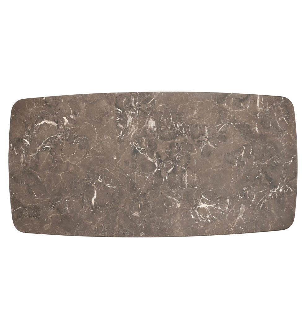 Espresso Stone Marble Coffee Table