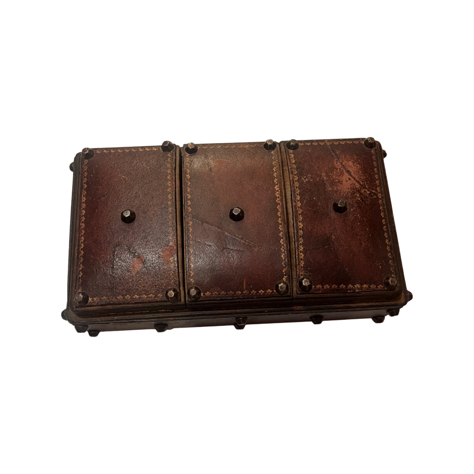 Vintage Leather Storage Box