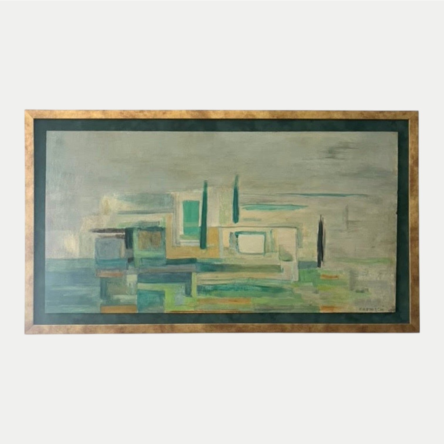 Abstract Composition Titled #1 Sea, Elizabeth H. Frisch