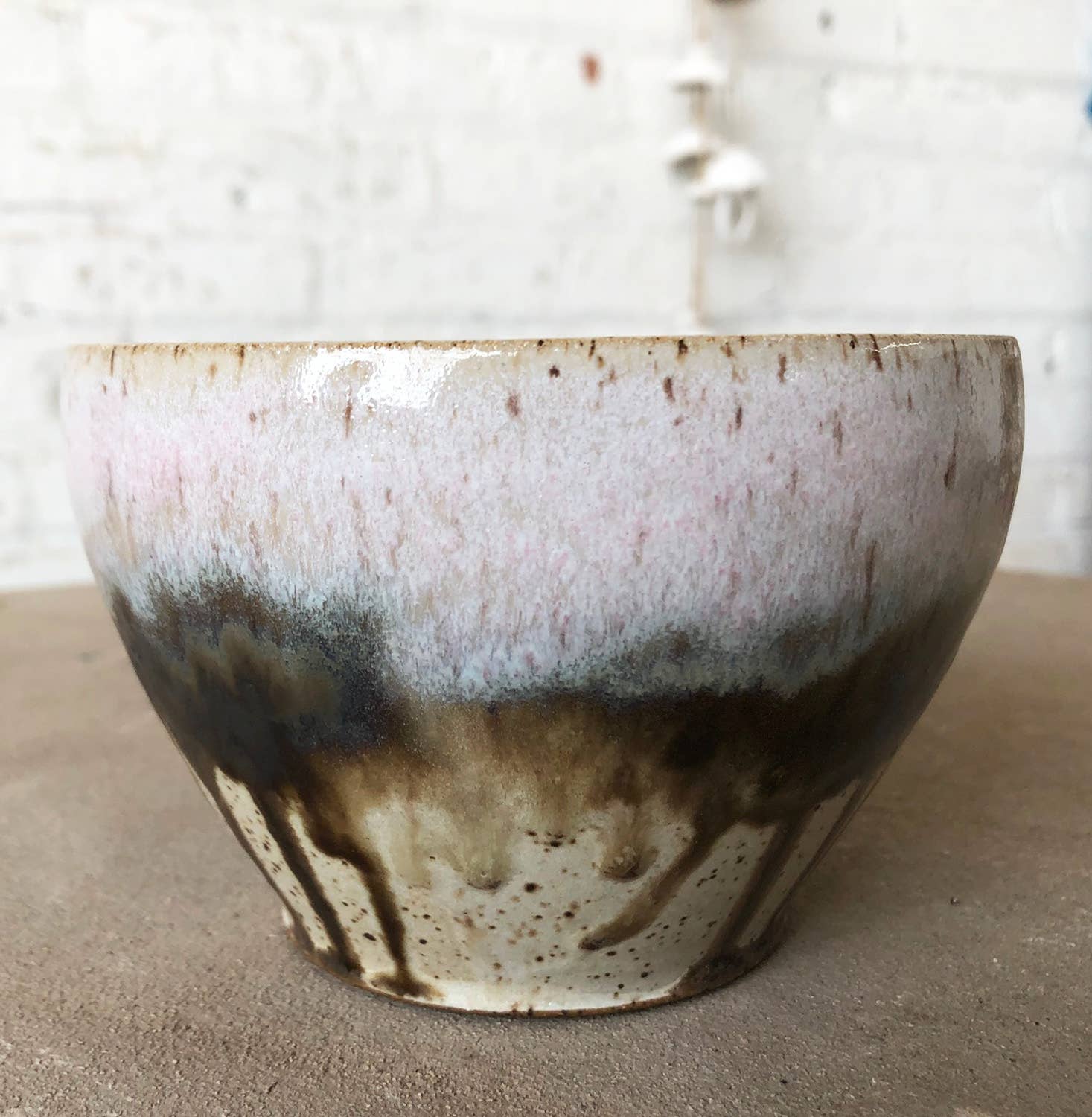 Handcrafted Stoneware Bowl in Earthy Glaze