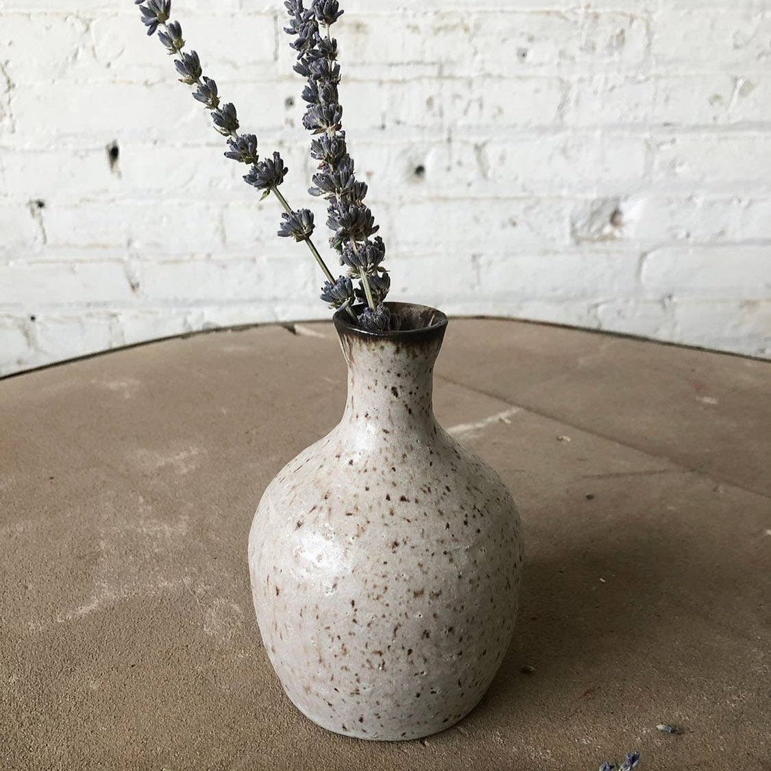 Speckled Narrow Neck Vase