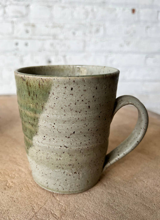 Speckled Green Stoneware Mug