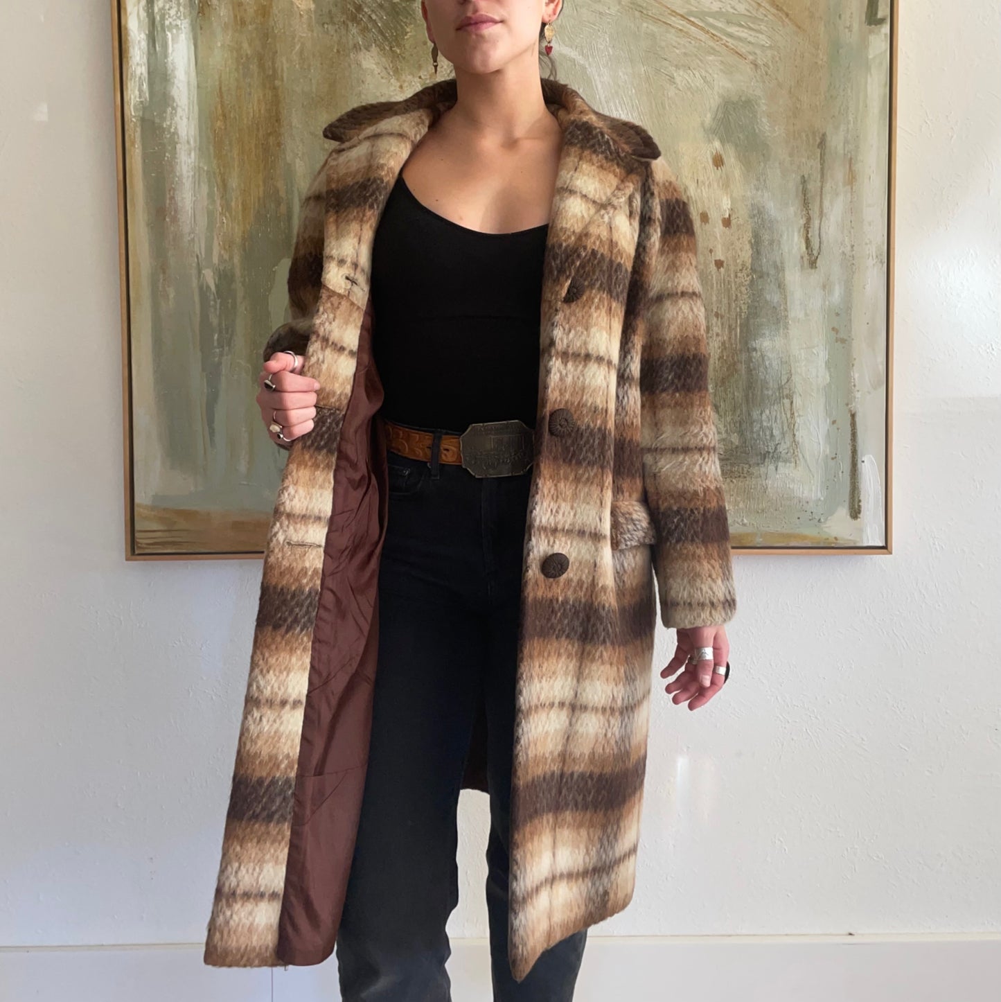 Vintage Wool & Mohair Coat