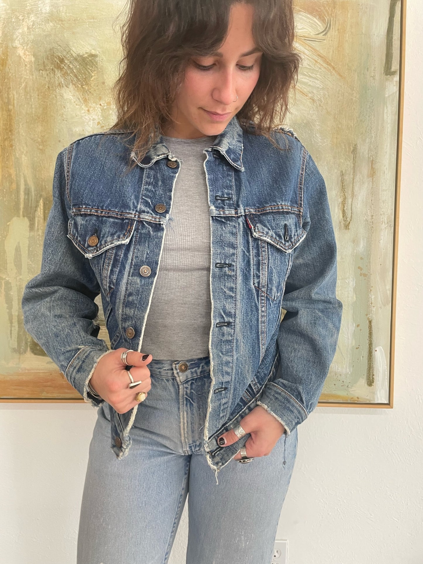 Vintage Levis Big E Trucker Jacket