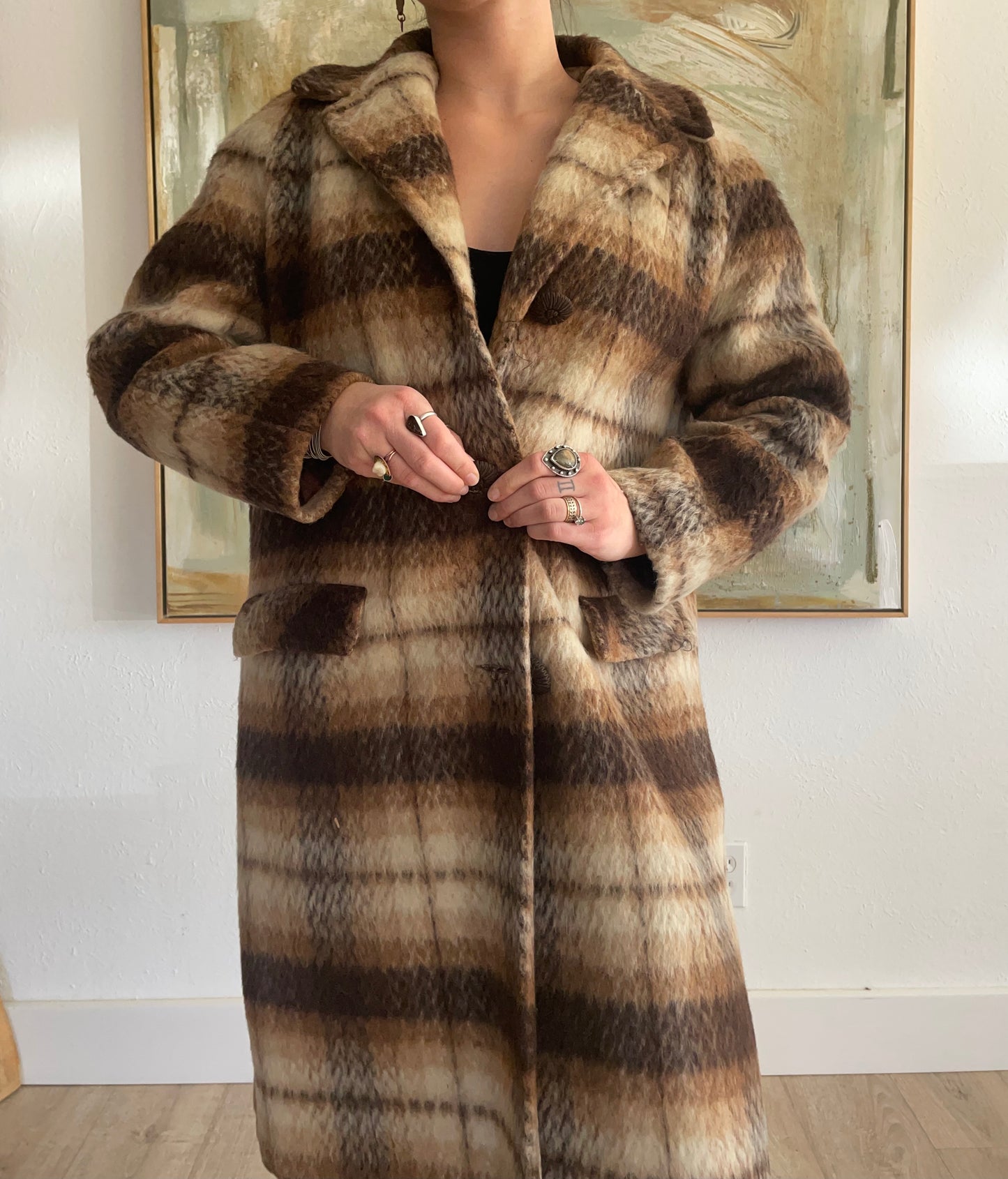 Vintage Wool & Mohair Coat
