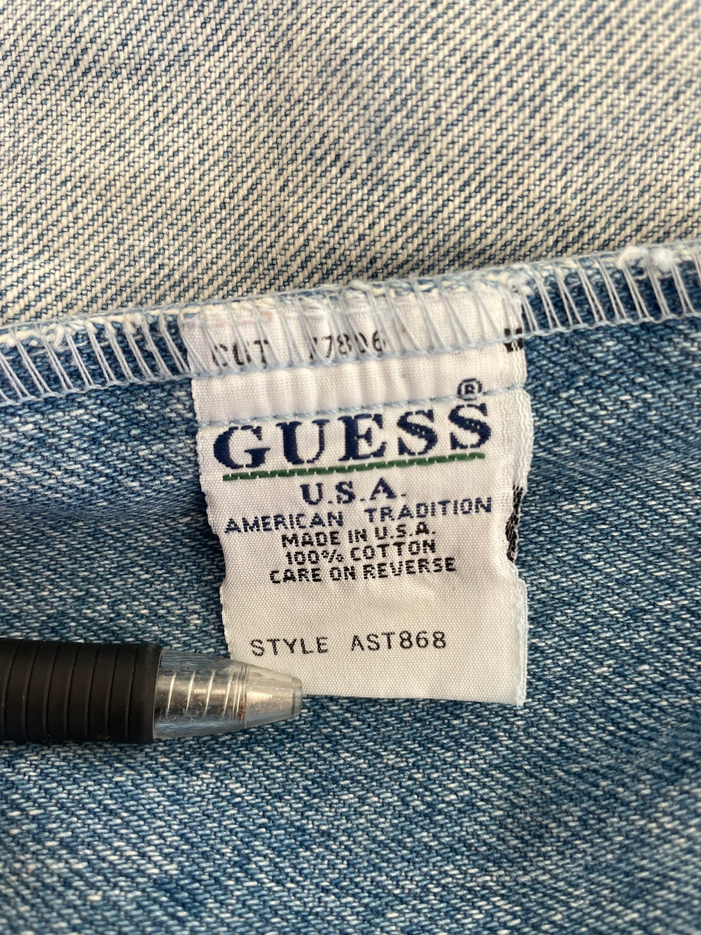 Vintage Guess Denim Vest