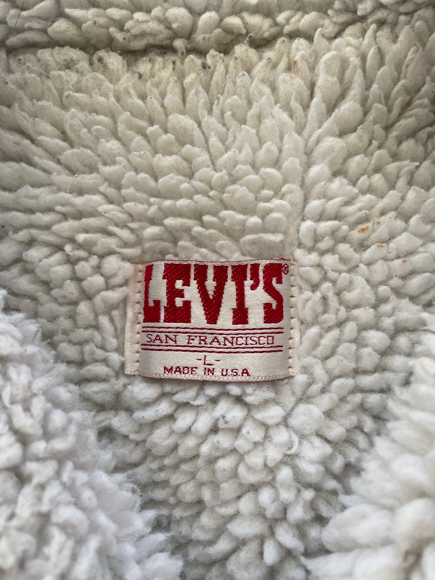 Vintage Levis Denim and Sherpa Jacket