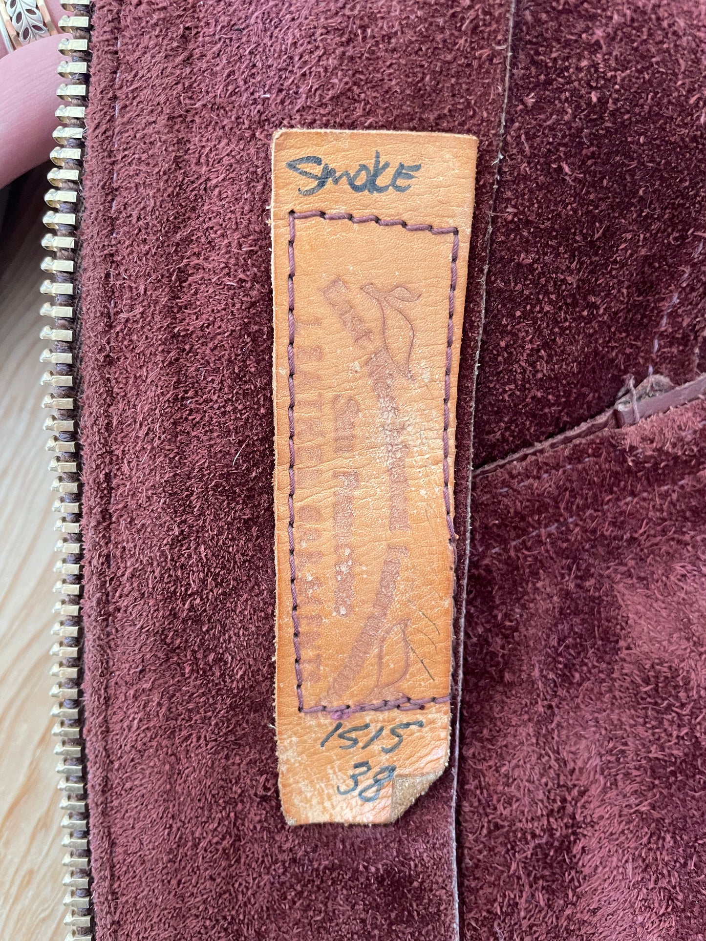 Vintage 1960's East West Musical Instruments Leather Jacket