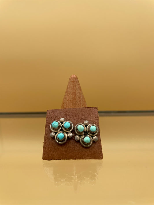 Sterling Silver Turquoise Studs