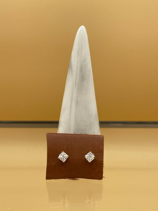 14K Gold and Stone Studs