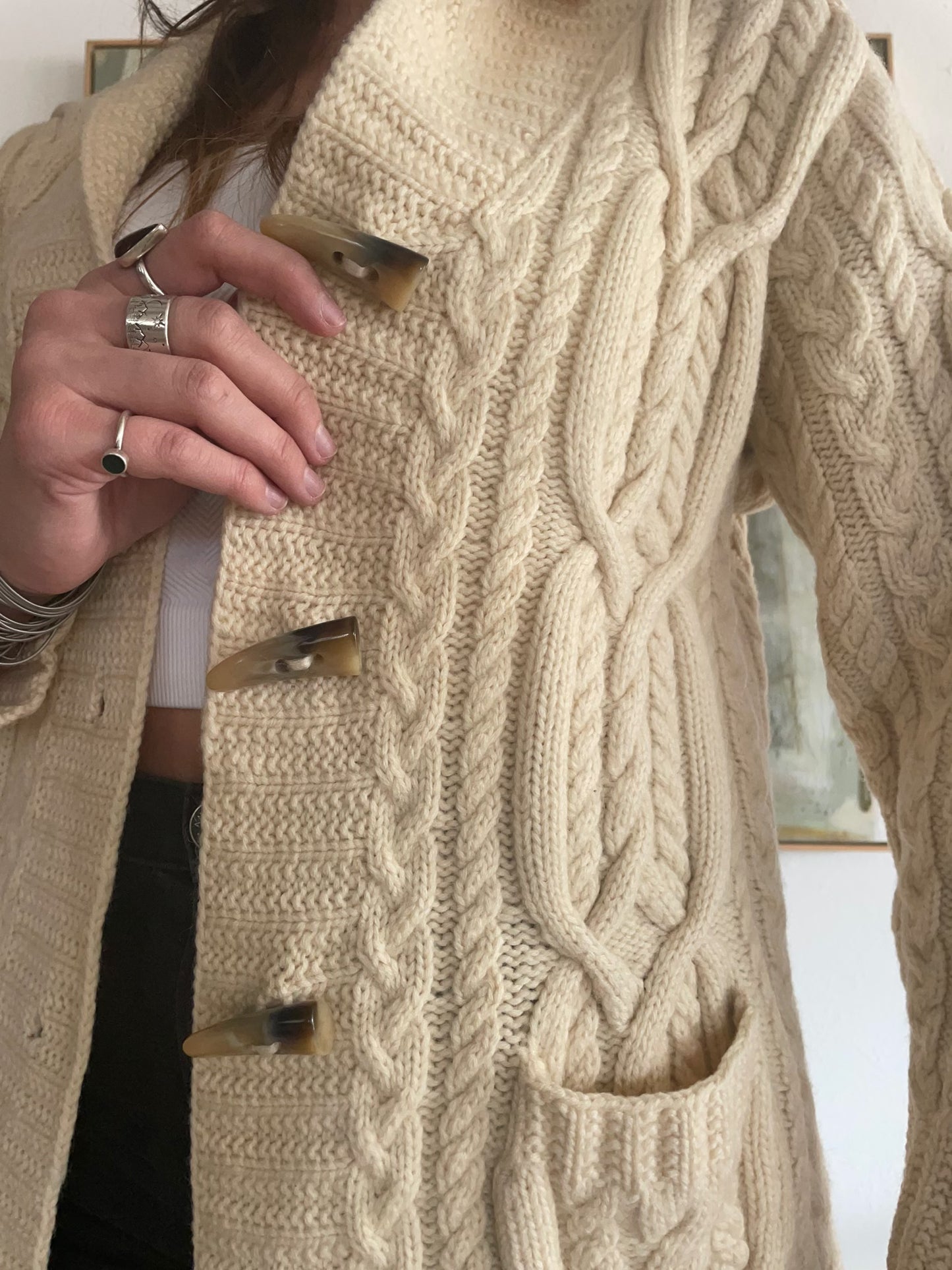 Lauren Ralph Lauren Hand Knit Wool Sweater