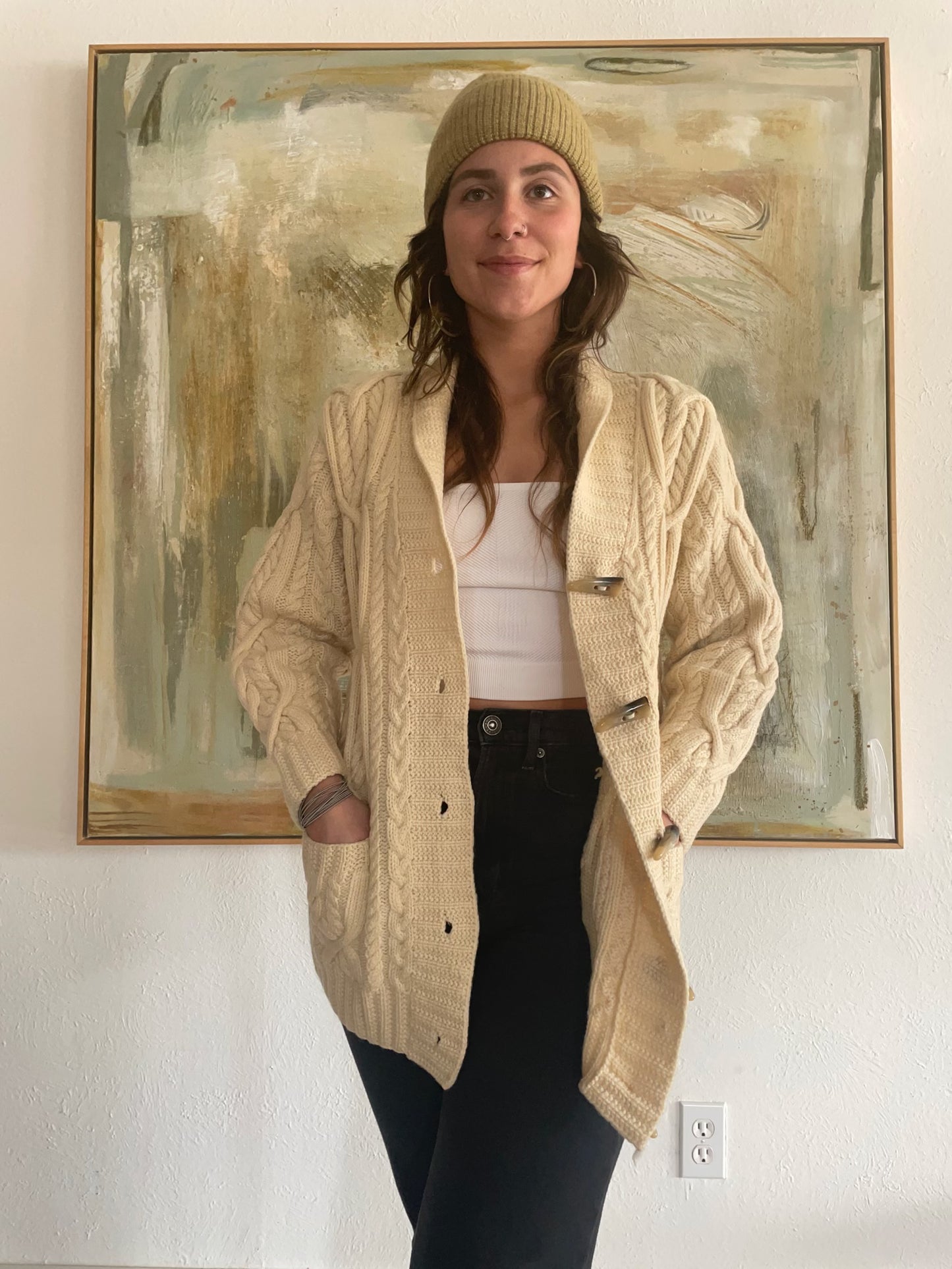 Lauren Ralph Lauren Hand Knit Wool Sweater