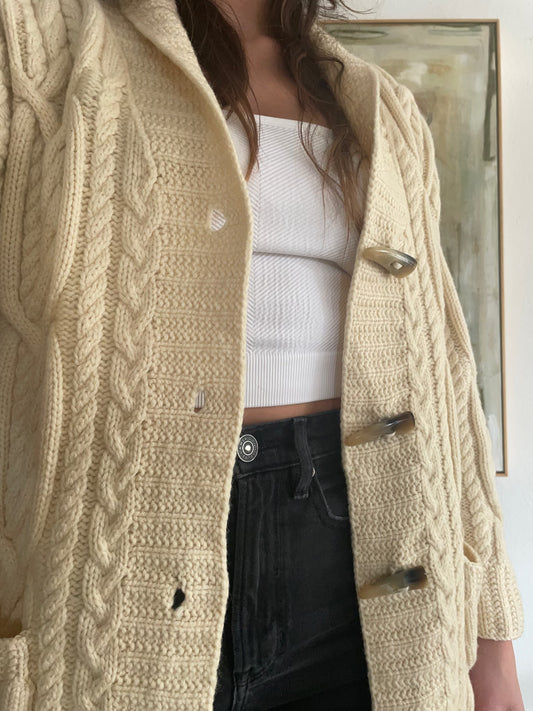 Lauren Ralph Lauren Hand Knit Wool Sweater