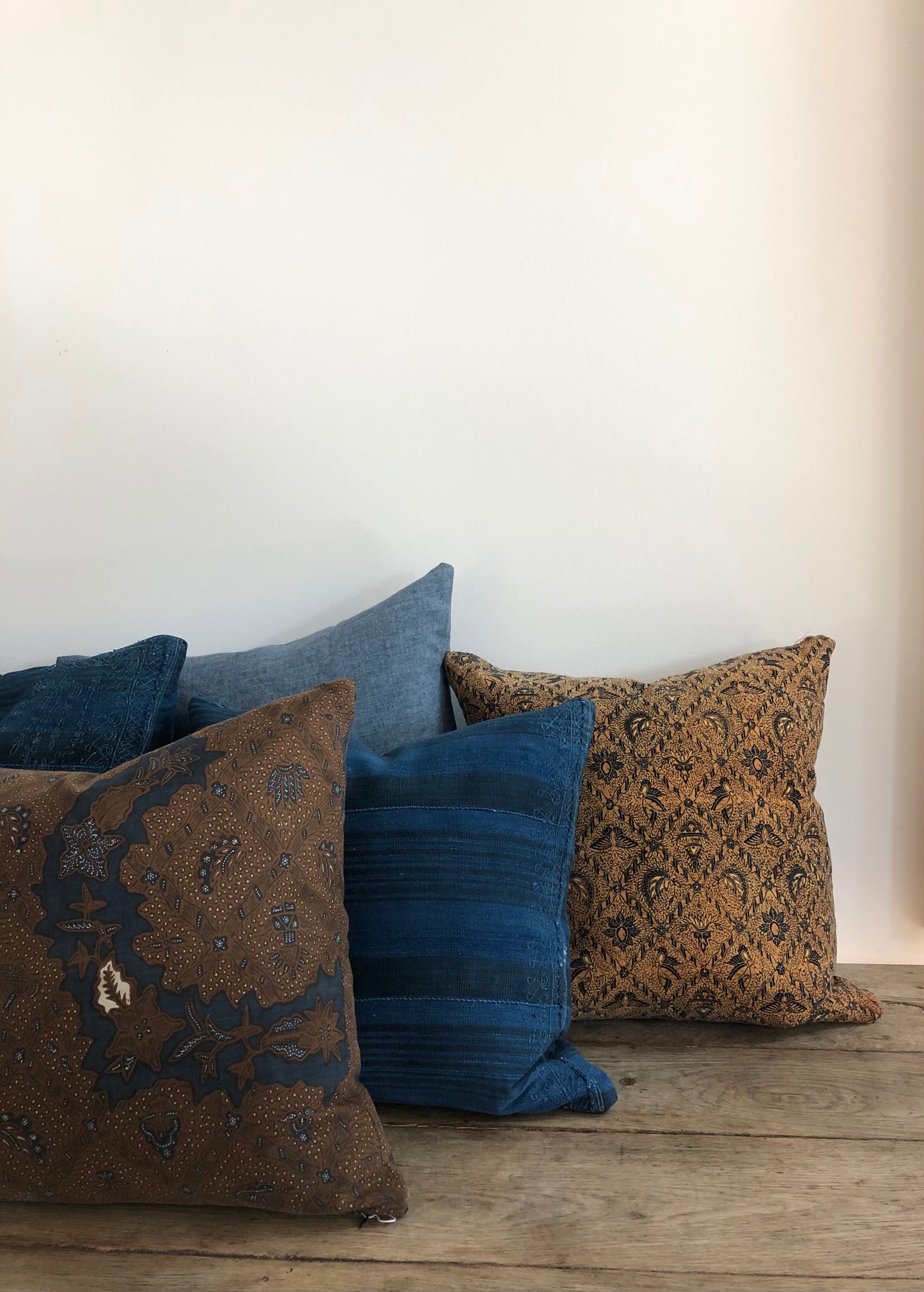 Vintage Indonesian Batik Pillow