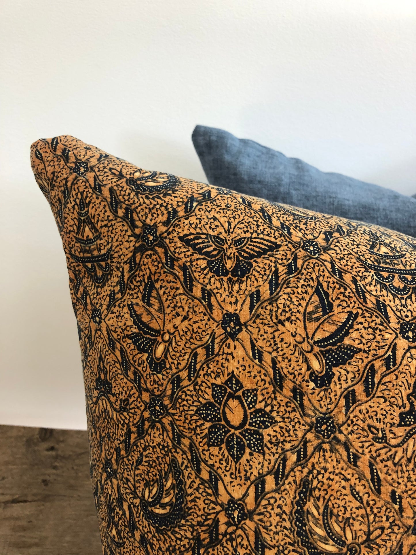 Vintage Indonesian Batik Pillow
